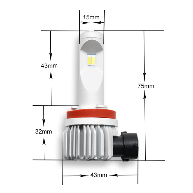 120w Auto Lamp 9005 9006 H7 H8 H9 H10 H11 Fog DRL Driving Light Universal Car Led Fog Light