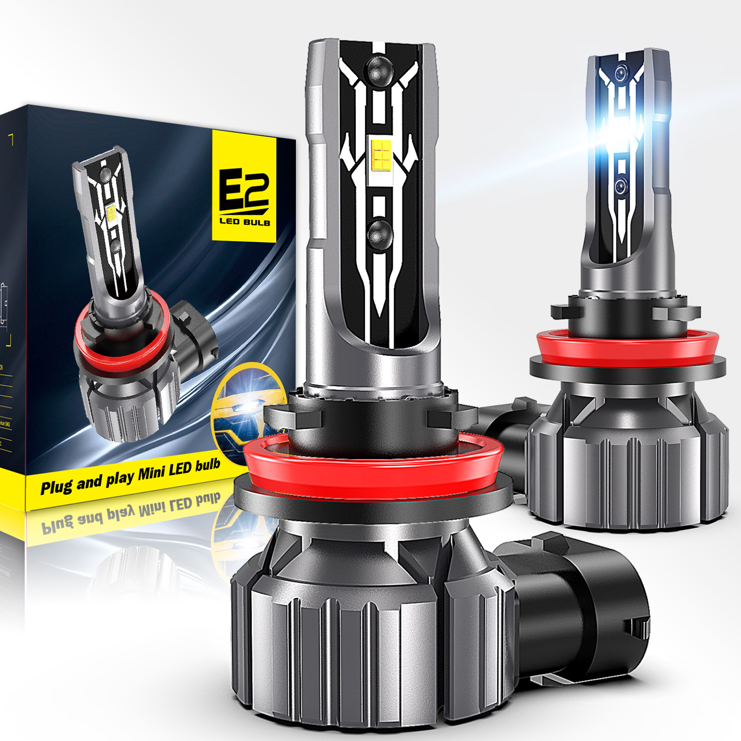 Focos Led Faros Para Coche Lamp 9012 880 881 H7 H11 36W Led Auto Headlight Lamp Led Lights Car H4 Headlight Bulb H7 Led