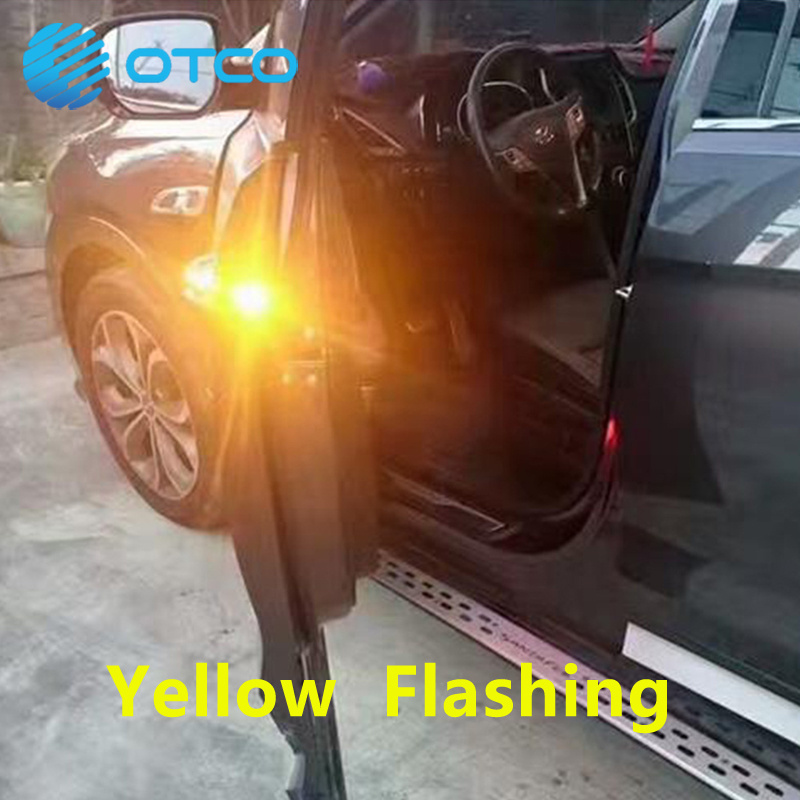 Universal  Car Light LED Door Opening Flashing Warning Light with Red Yellow Strobe Lamp for Vehicle Rear-end Anti Collision