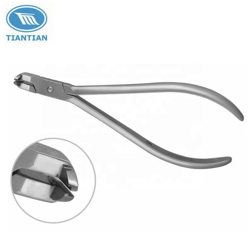 China TIANTIAN customized dental orthodontic instruments safety distal end cutter of instrumental orthodontics pliers