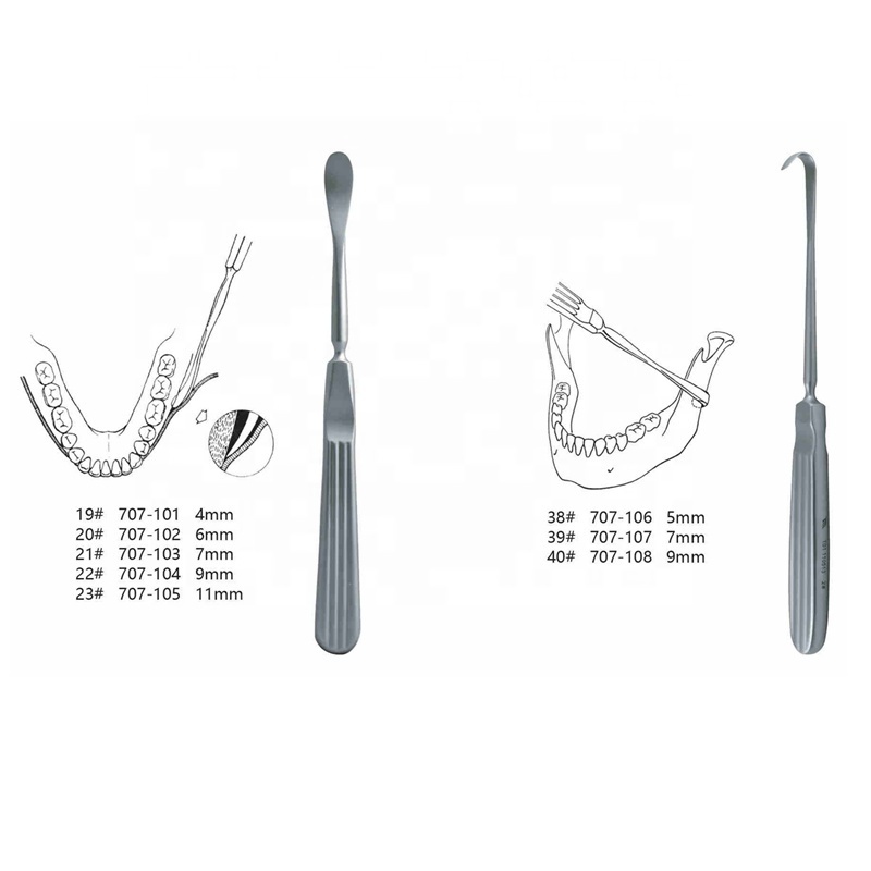 China TIANTIAN customized surgical instruments implant dental periosteal elevators for dentist