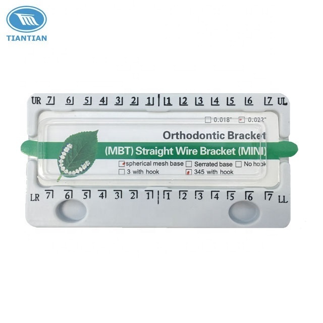 Tiantian Dental metal orthodontic brackets China dental equipments