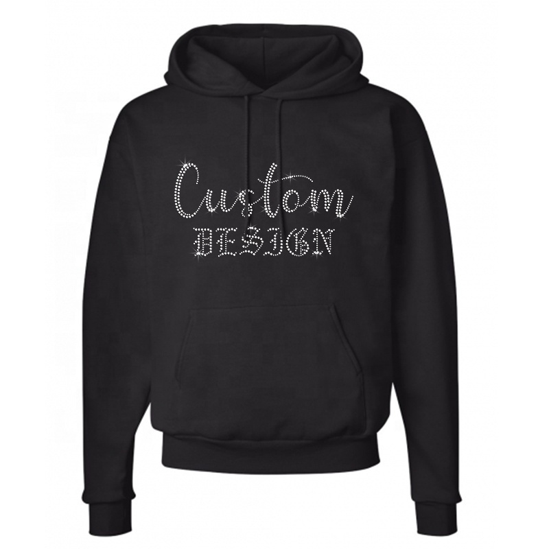 Custom Designs Low Minimum Ab Multi Color Custom Rhinestone Heat Transfer For Hoodies