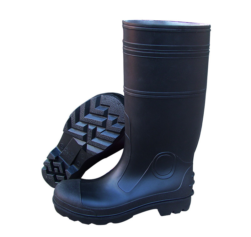 Durable Mens Rain boots PVC Gum Rain Custom Rain Boots with / without steel toe / steel plate