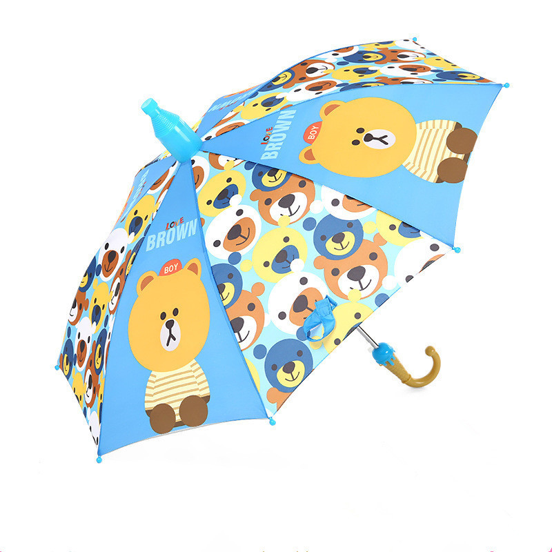 Fashion cartoon kids automatic umbrella waterproof ultra-light cute umbrella for children