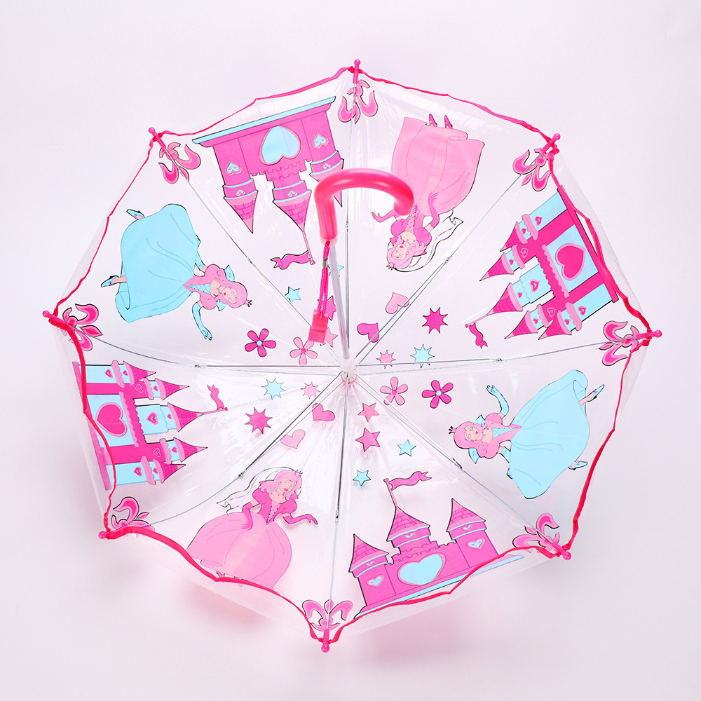 Hot Selling Classic Children Straight Umbrella Windproof Rain Foldable Umbrellas for Kids