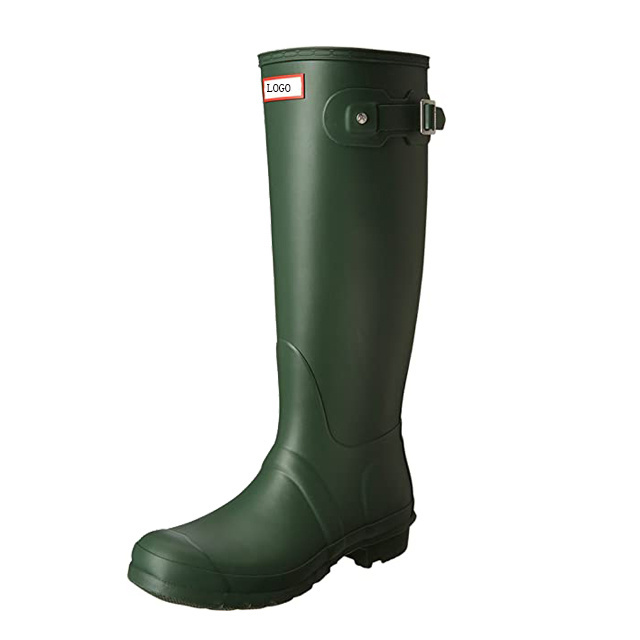 2022 Wholesale waterproof women fashion rubber rain boots for women