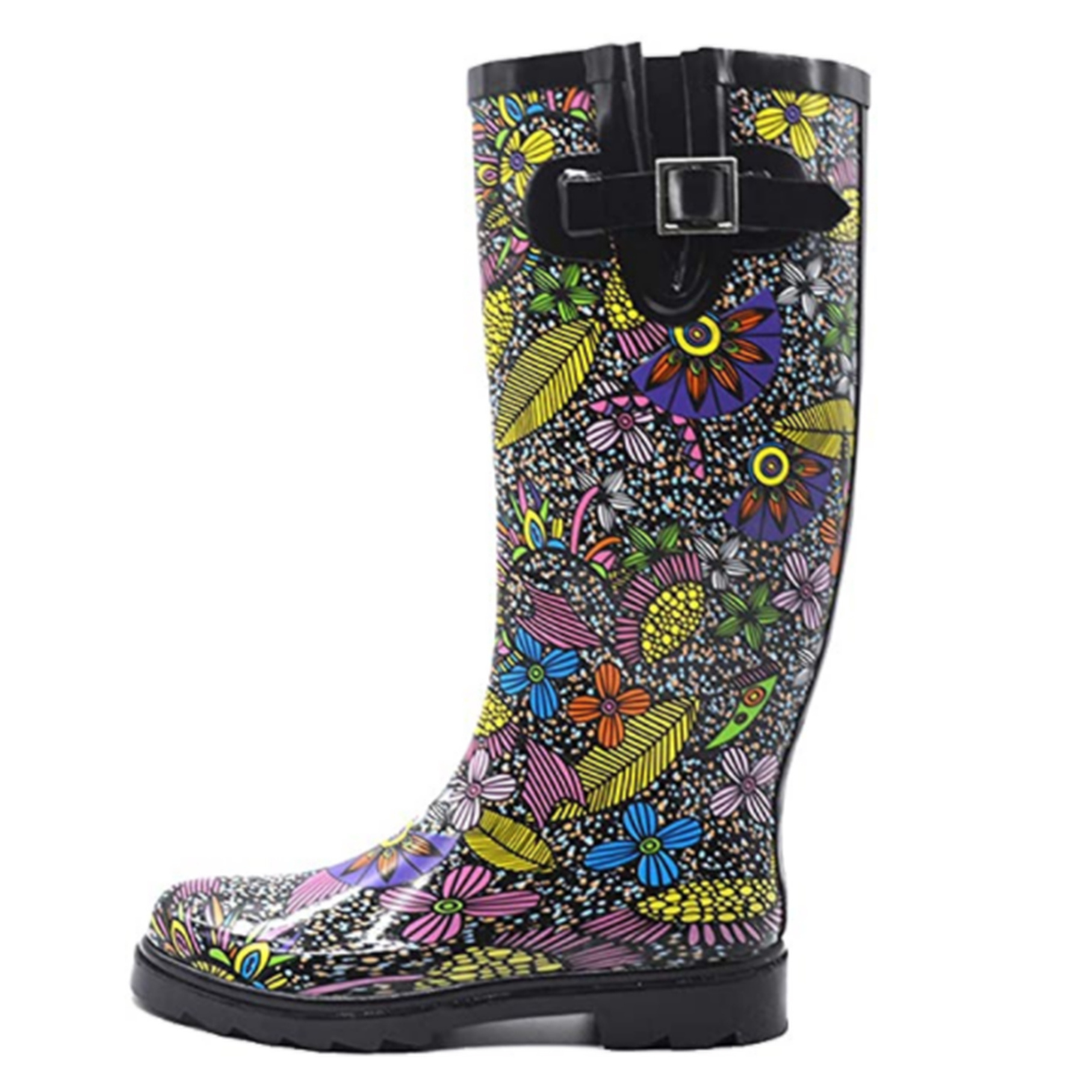 Fashion Waterproof Printed Boot Women Rubber Rain Boots comfortable footwear