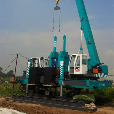 Mini silent piler for pushing the phc pile and square concrete pile with lifting device for phc pile ZYC120