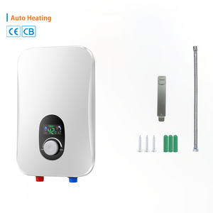 6KW 220V Kitchen Mini Electric Water Heater Tankless Under Sink Hot Water Heater Instant Thermostat