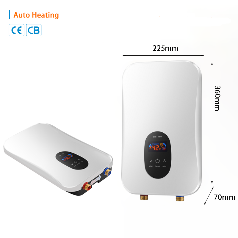 220V 3500W Wall Mounted Electric Tankless Water Heater  High Quality Portable electrical