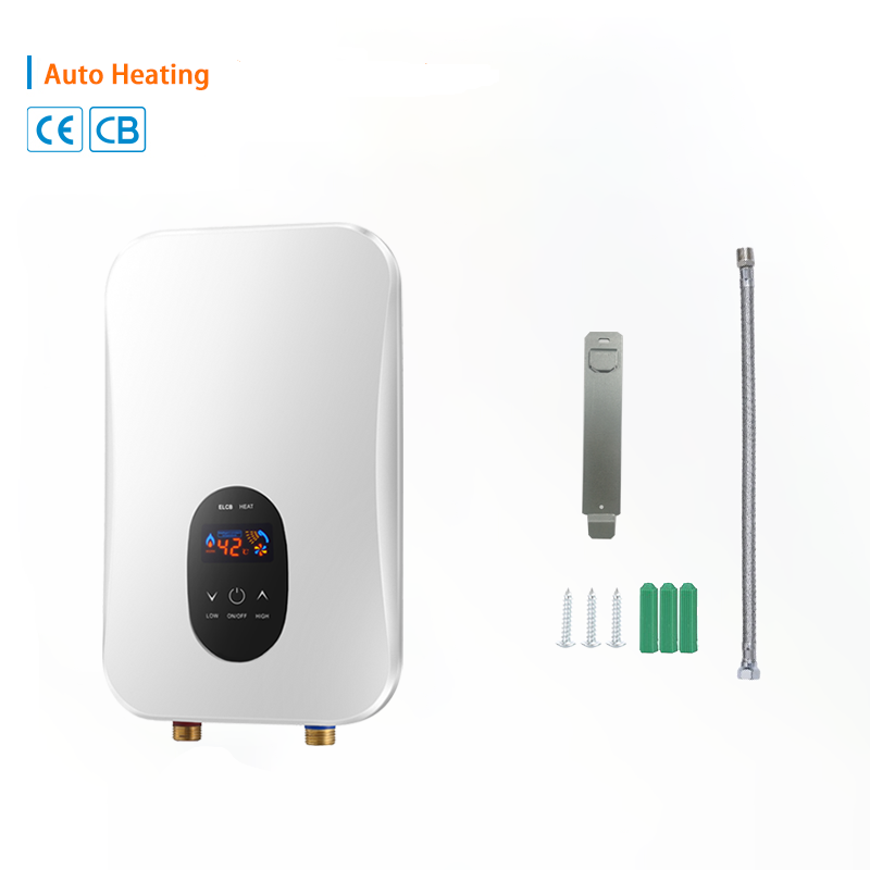 220V 3500W Wall Mounted Electric Tankless Water Heater  High Quality Portable electrical