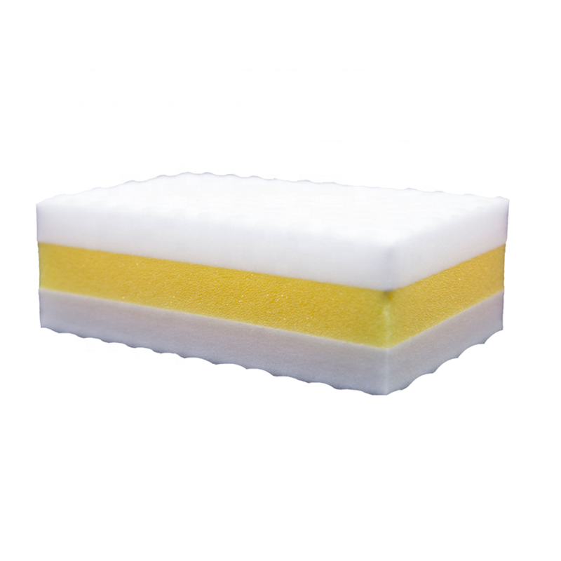 Factory price White High Density Magic Sponge Eraser Melamine Kitchen Magic Sponge for Bathroom Kitchen cleaning