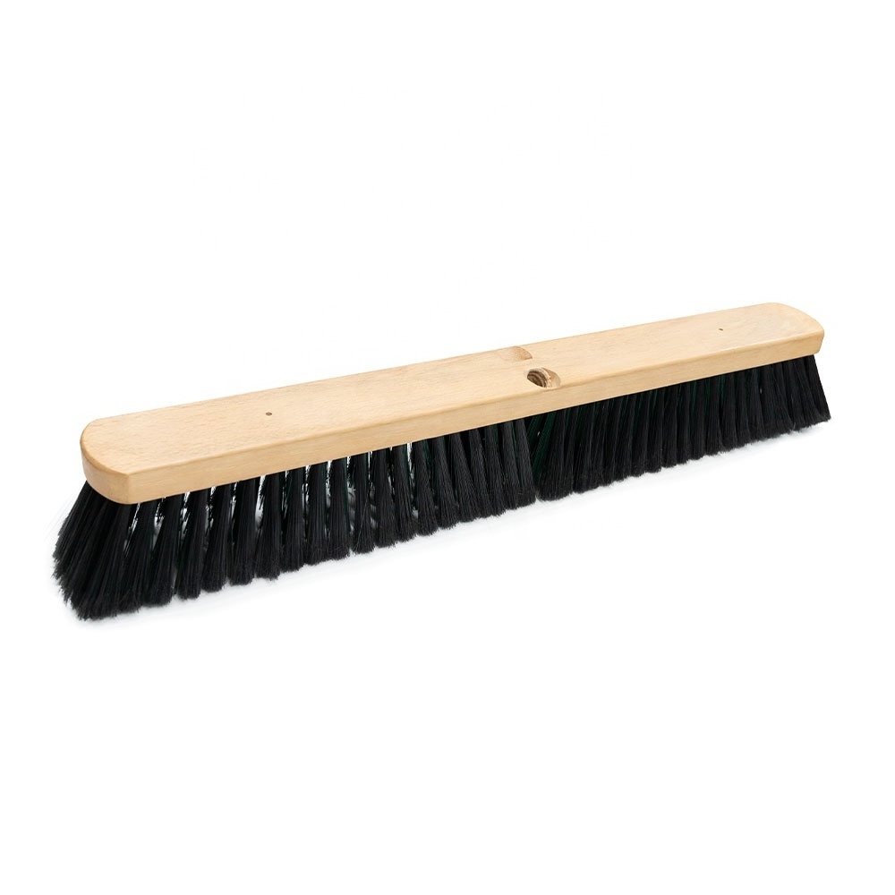 Reusable push head sweeping cleaning plastic broom head for floor cleaning