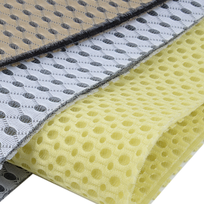 High Quality 3d Air Mesh Fabric For Mattress Floor Mat Polyester Sandwich Mesh Fabric 3d Air