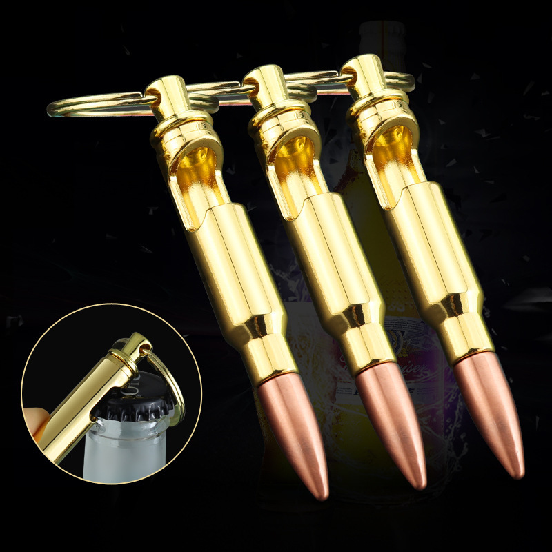 Custom Wholesale spot Sublimation Beer Speed Metal Bullet Bottle Opener