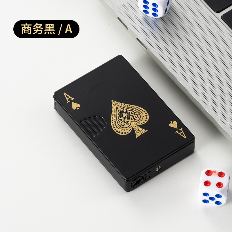 Hot Sale Lighter Jet Torch Turbo Ace Joker Playing Cards Windproof Metal Lighter Men Women Cigar Smoking Accessories