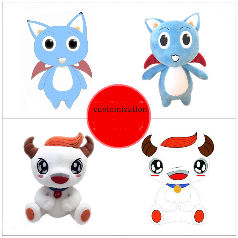 High Quality Manufacturer Custom Made Dolls with  Baby Soft Stuffed Animal Plushie Pillows Keychains Custom Plush Figures Toy