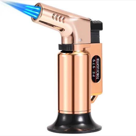 Outdoor Camping Adventure   PE-979   BBQ Baking Cigar Kitchen High Temperature Flamethrower Windproof Fillable Lighter