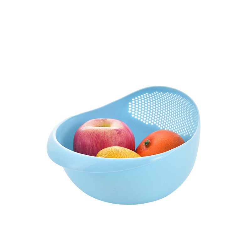 Thickened Food Grade Rice Washer Strainer  Vegetables and Fruits washing colander with Handle Rice Washing Drain Basket