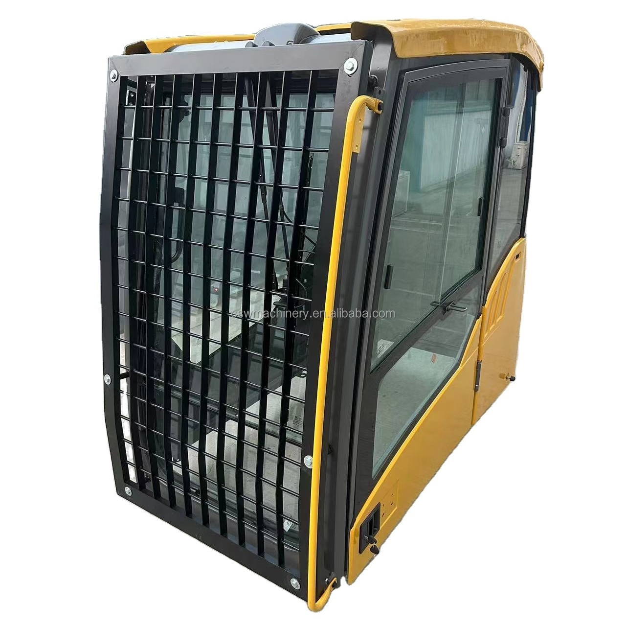 Heavy duty excavator cabin protection grill excavator cab guard for various brand excavators