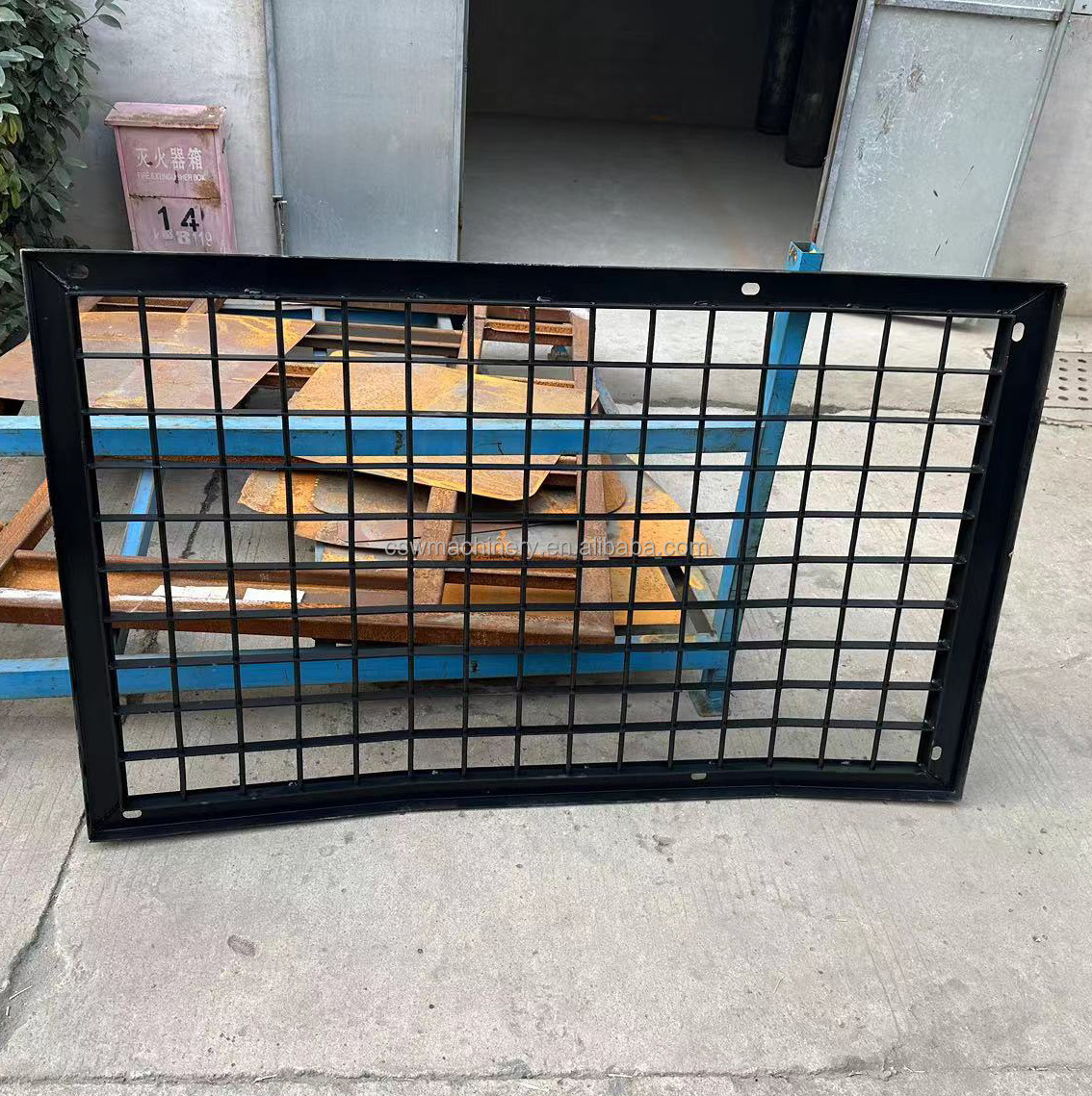 Heavy duty excavator cabin protection grill excavator cab guard for various brand excavators