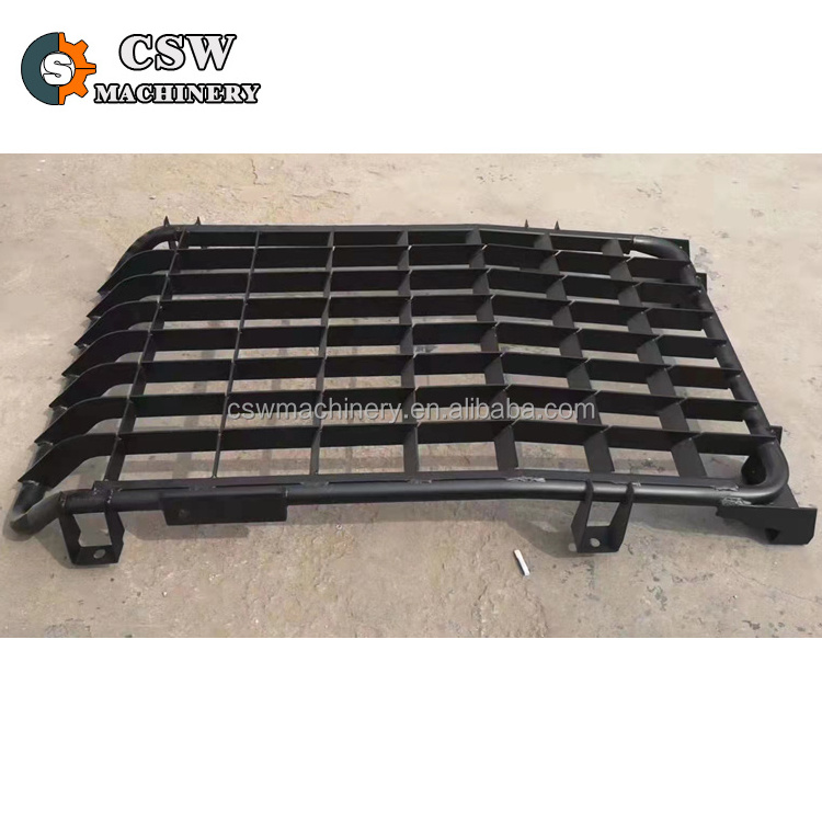 Heavy duty excavator cabin protection grill excavator cab guard for various brand excavators