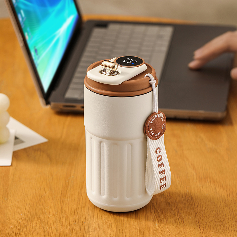 Hot selling thermos 2023 LED  temperature display coffee cup smart Thermo Coffee Tumbler Travel Mug