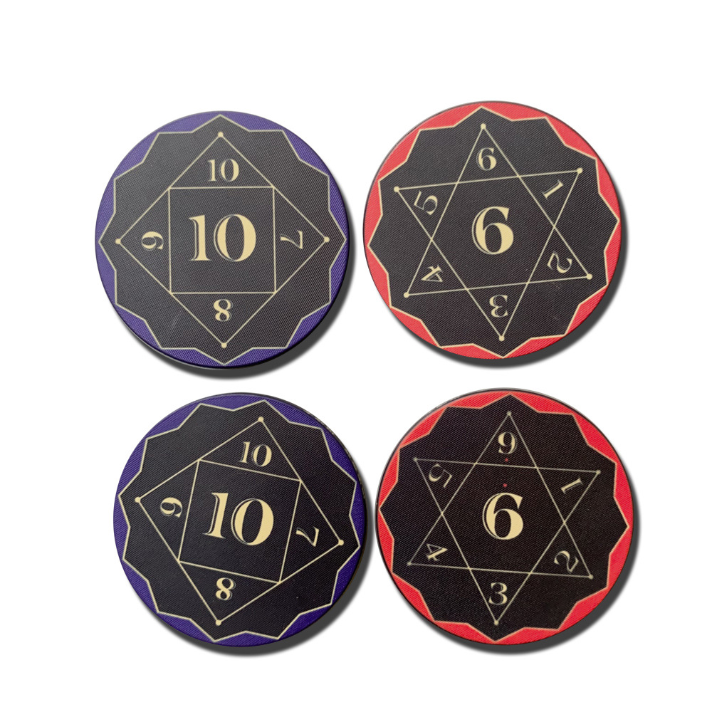 Ceramic 43MM Poker Chips Round Registration Card Competition Special Poker Chips Set Board Game