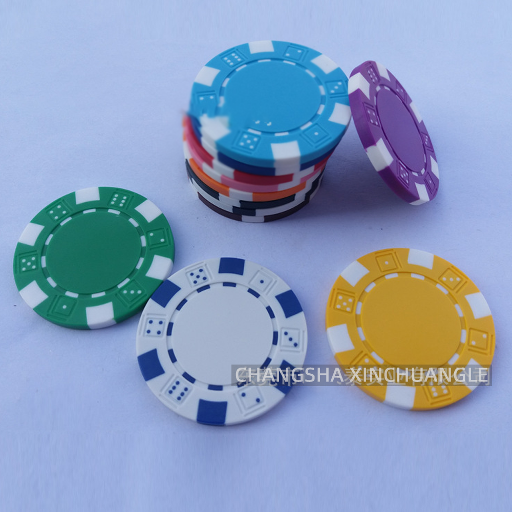 ABS Chips Color Non-denomination Poker Chip Small Six-point Poker Chips Set Board Game