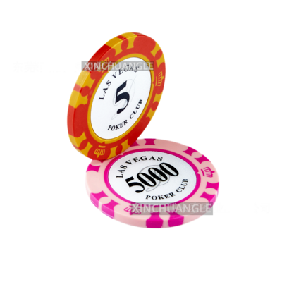 Two-color Clay Poker Chips Coins Mahjong Poker Chips Set Customized Board Game