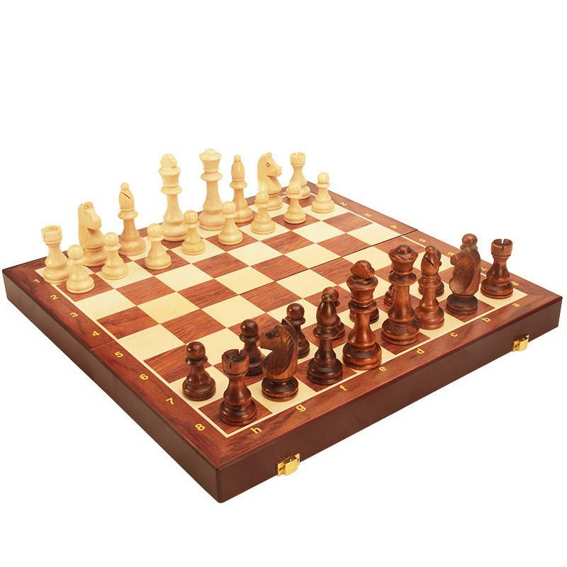 Solid Wooden Chess Magnetic Chess Set Luxury High-end Gift Chess Games Hot Sale Folding Unisex 8 Sets/14 Sets Colorful Package