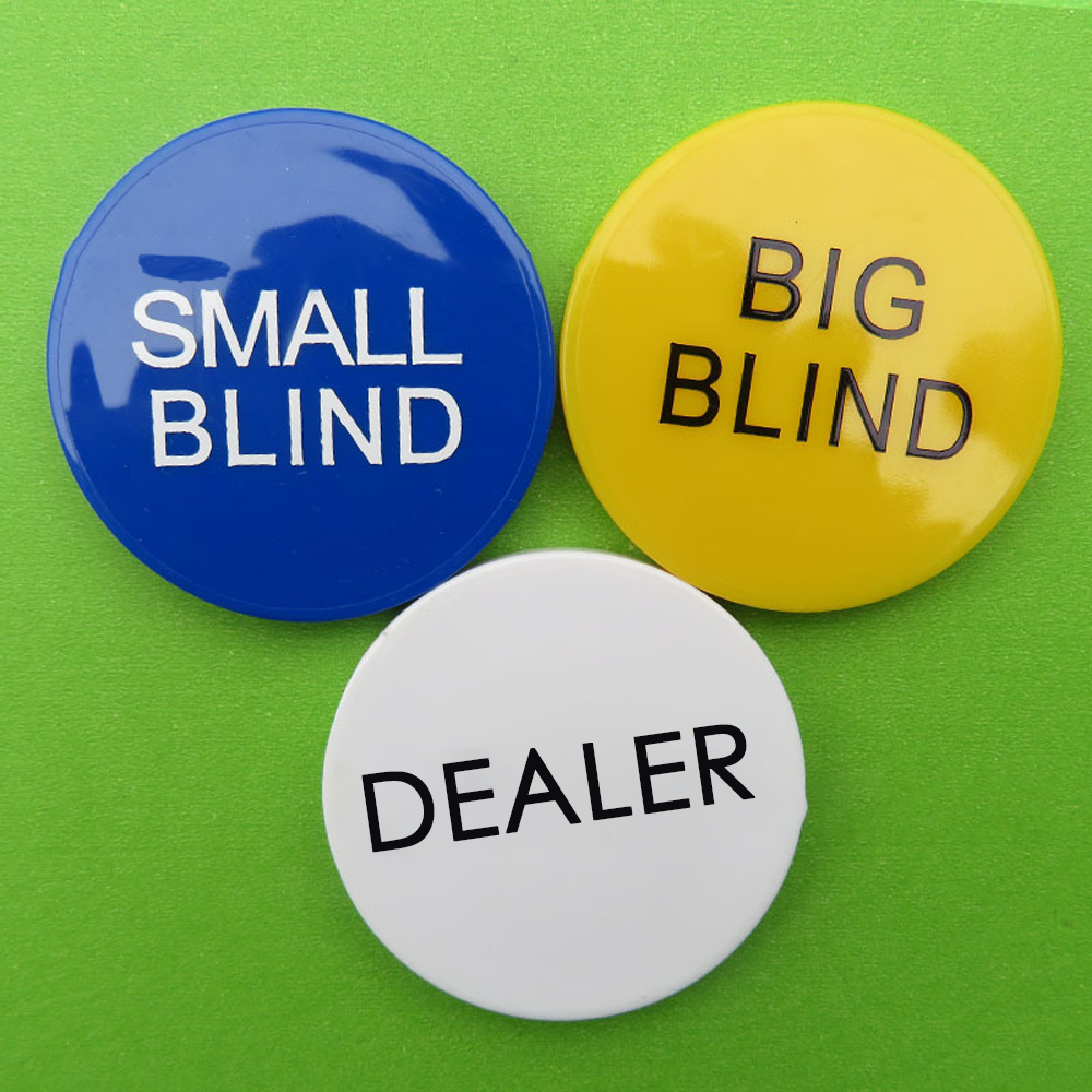 PS Chips Dealer Button 50MM Big Blind Small Blind All In Texas Dealer Button Chips Casino Dealer Button