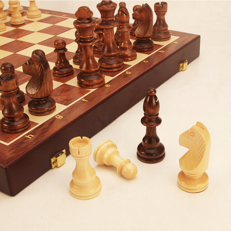 Solid Wooden Chess Magnetic Chess Set Luxury High-end Gift Chess Games Hot Sale Folding Unisex 8 Sets/14 Sets Colorful Package