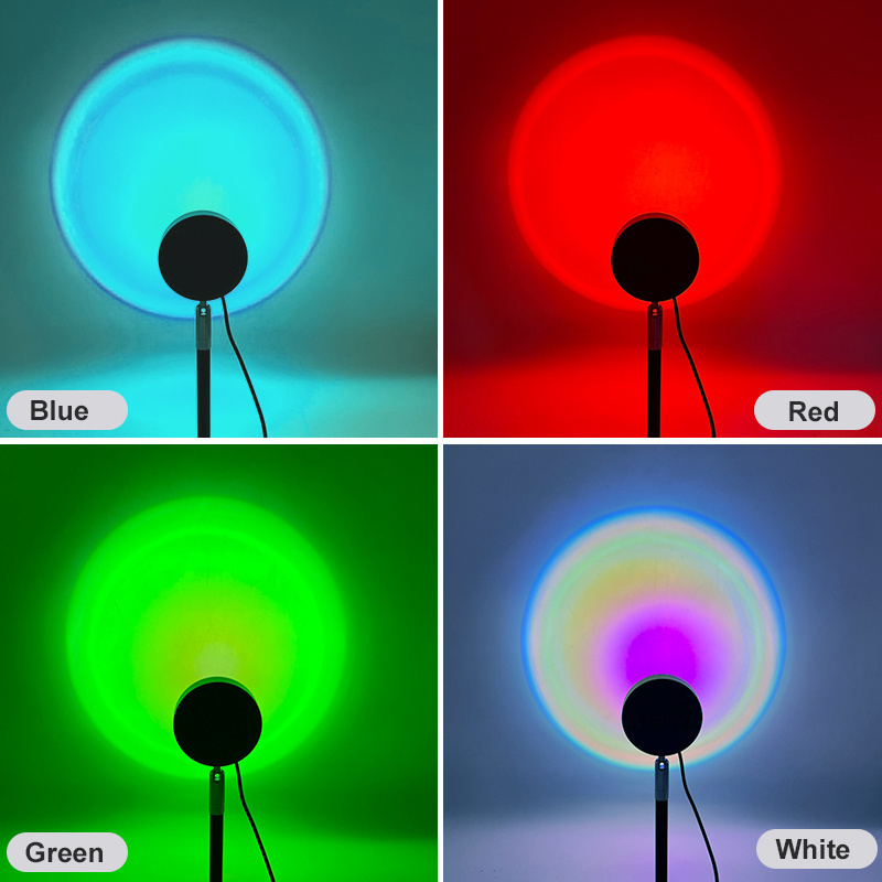 Customization Smart Rotatable Star Night Lights For Kids Laser Cove Lamp 360 LED Music Sunset Projector Light