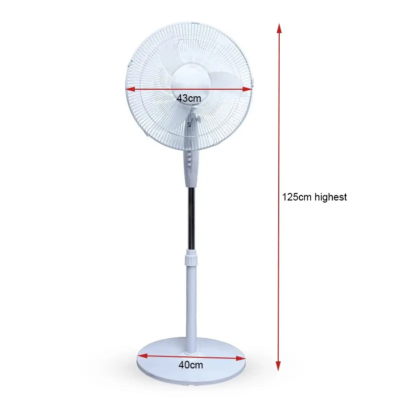 Free Sample 12/14/16/18Inch 12v Solar Fan Rechargeable fan with solar panel For Solar Home System hot sale