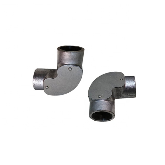 1-1/2 inch Female Conduit Inspection Elbows  Hot Dipped Galvanised  BS31 Conduit fittings