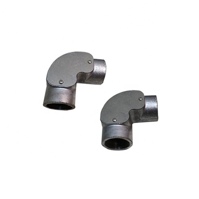 1-1/2 inch Female Conduit Inspection Elbows  Hot Dipped Galvanised  BS31 Conduit fittings