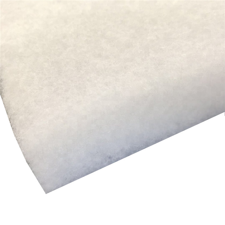 polyester textile quilted fabric spray bonded polyester wadding wadding for pillows non woven quilt batting material