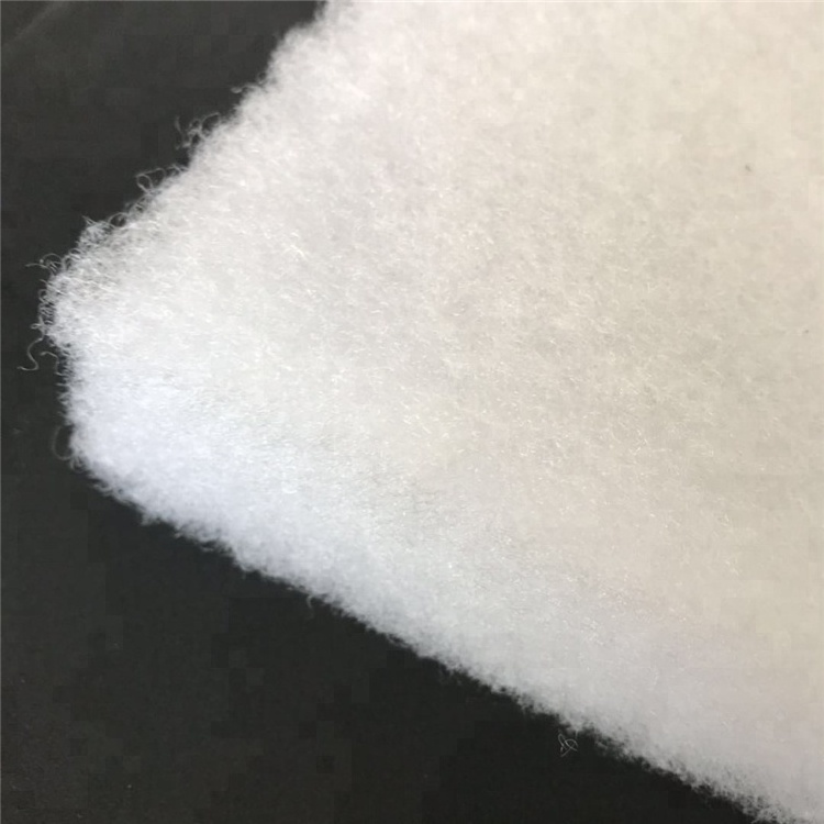 polyester textile quilted fabric spray bonded polyester wadding wadding for pillows non woven quilt batting material