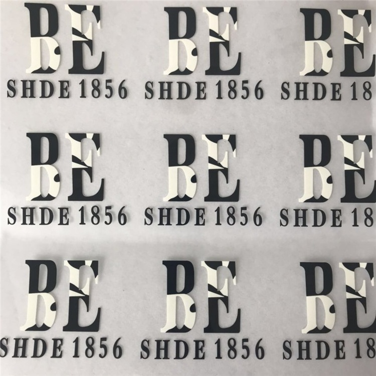 China supplier custom wholesale rubber heat transfer vinyl sticker printing paper for t-shirt decal labels