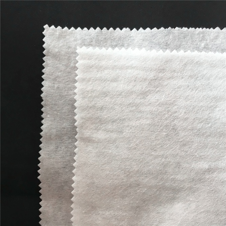 recycled pet non woven fabric interlining air filter non woven fabric polyester nonwoven heavy soft interlining fabric