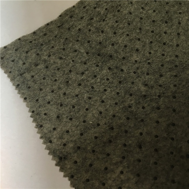 Non Woven Felt Rolls Carpet Polyester Carpet Anti-slip Nonwoven Fabric With Pvc Dots For Underlay