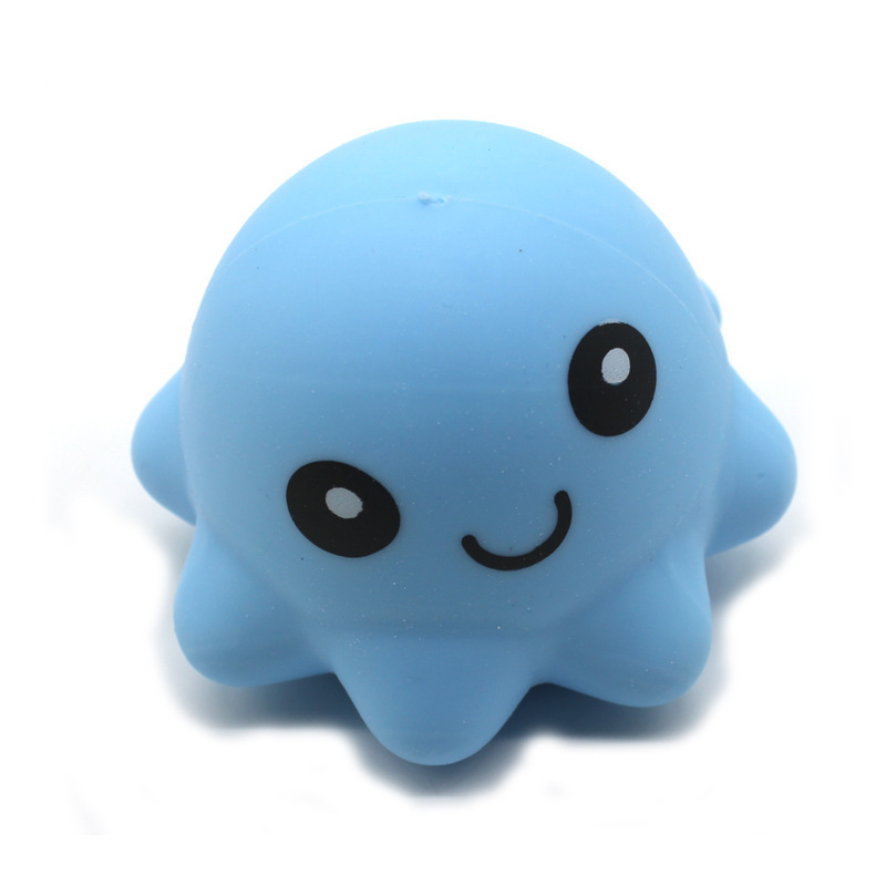 TPR Rubber Soft Cute Flour Ball Decompression Squishy Animal Anit-stress Squeeze Octopus Plastic Toys