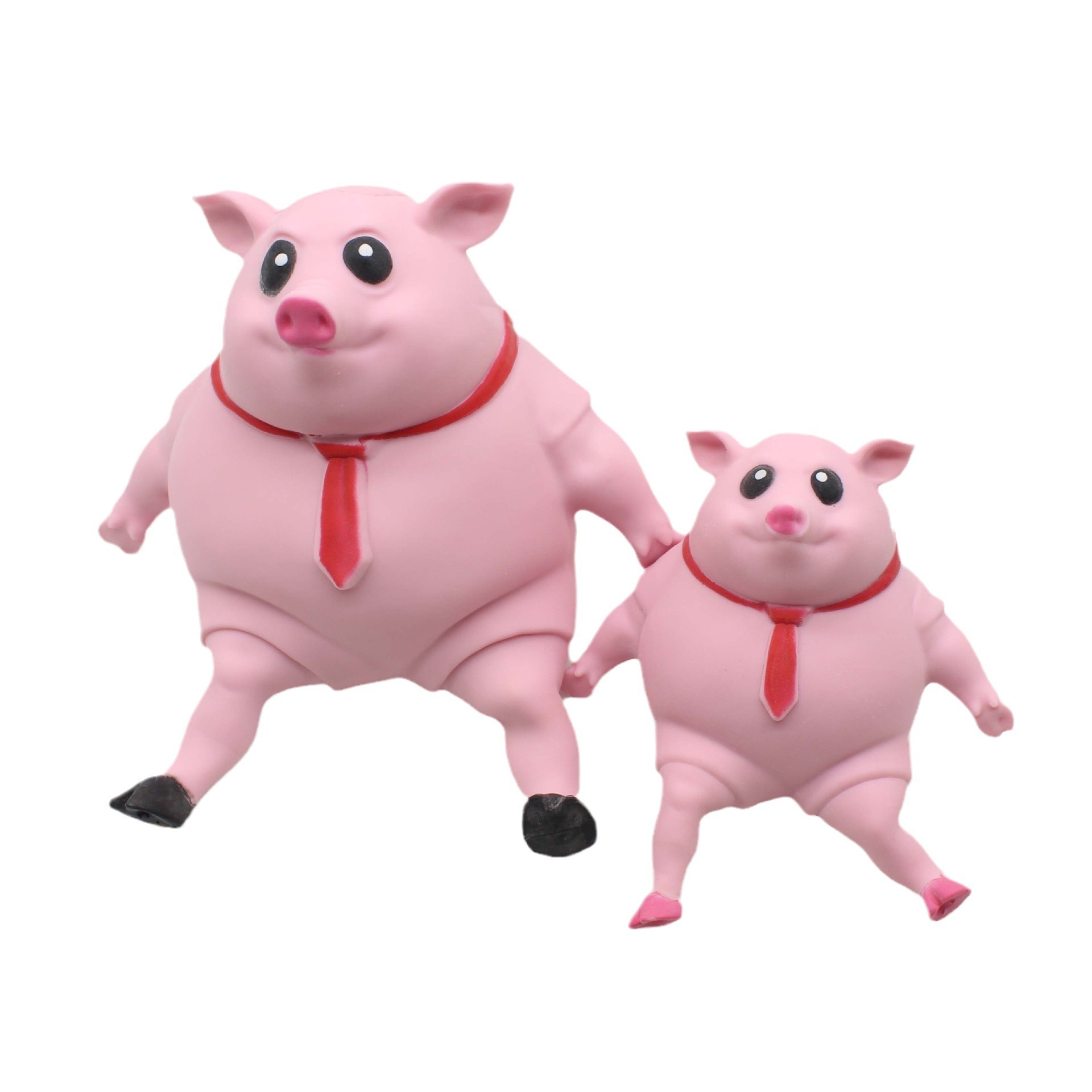 Cute Funny Pink  Anti Stres Decompression Stretchy Piggy Splash Porky Porkysplash Hog Stress Squishy Pig For Squeeze Toys