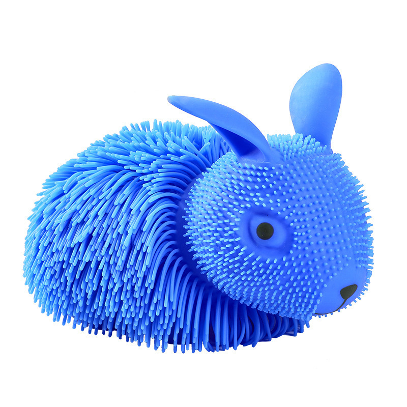 Factory Wholesale Puffer Rabbit  Stress Relief Toy  Stretchy Puffer Ball For Kids Party Favors