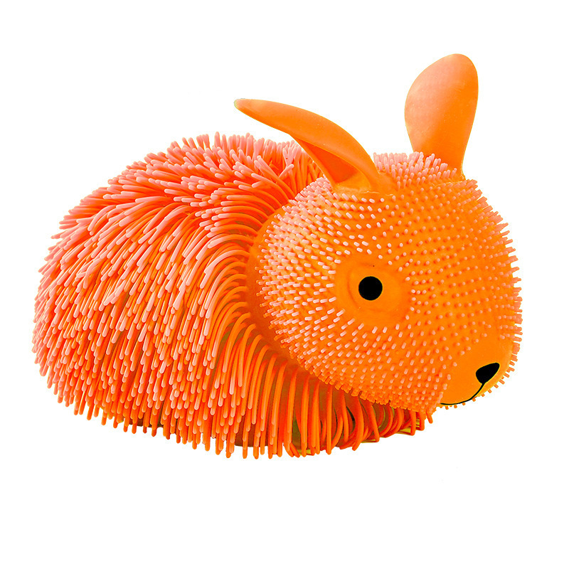 Factory Wholesale Puffer Rabbit  Stress Relief Toy  Stretchy Puffer Ball For Kids Party Favors