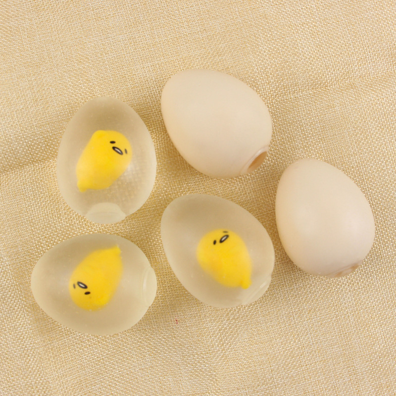 Japanese Yolk Bro Pinch Lazy Ball Egg Decompression Toy Water Boiled Egg squishy anti stress ball toy