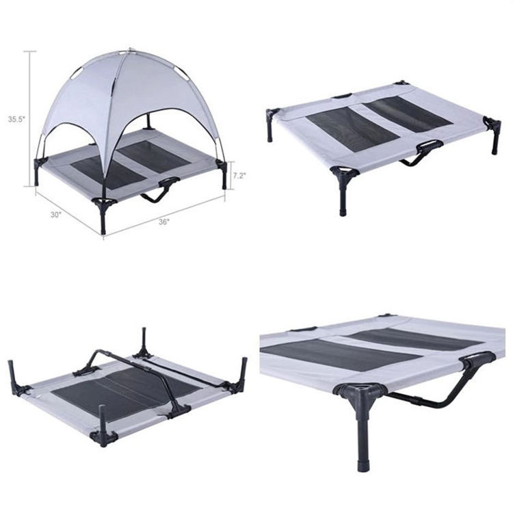 Yifan New design Dog Camp bed With Big Space Summer Outdoor Dog Tent Breathable Oxford Cloth Pet Cat Kennel Wholesale