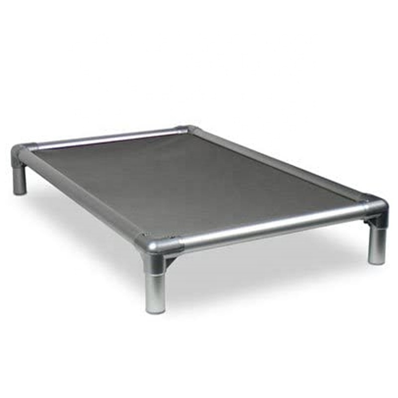 Custom Wholesale Luxury Washable Aluminum Frame Light High Pet Dog Cot Designer All season Waterproof Large Elevated Dog Bed